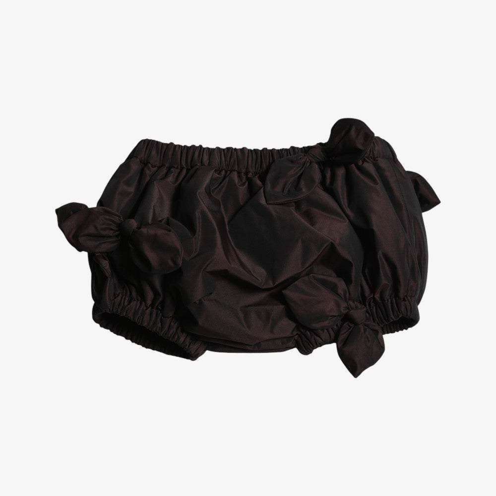 Estrella Bow Blouse And Bloomer - Raisin