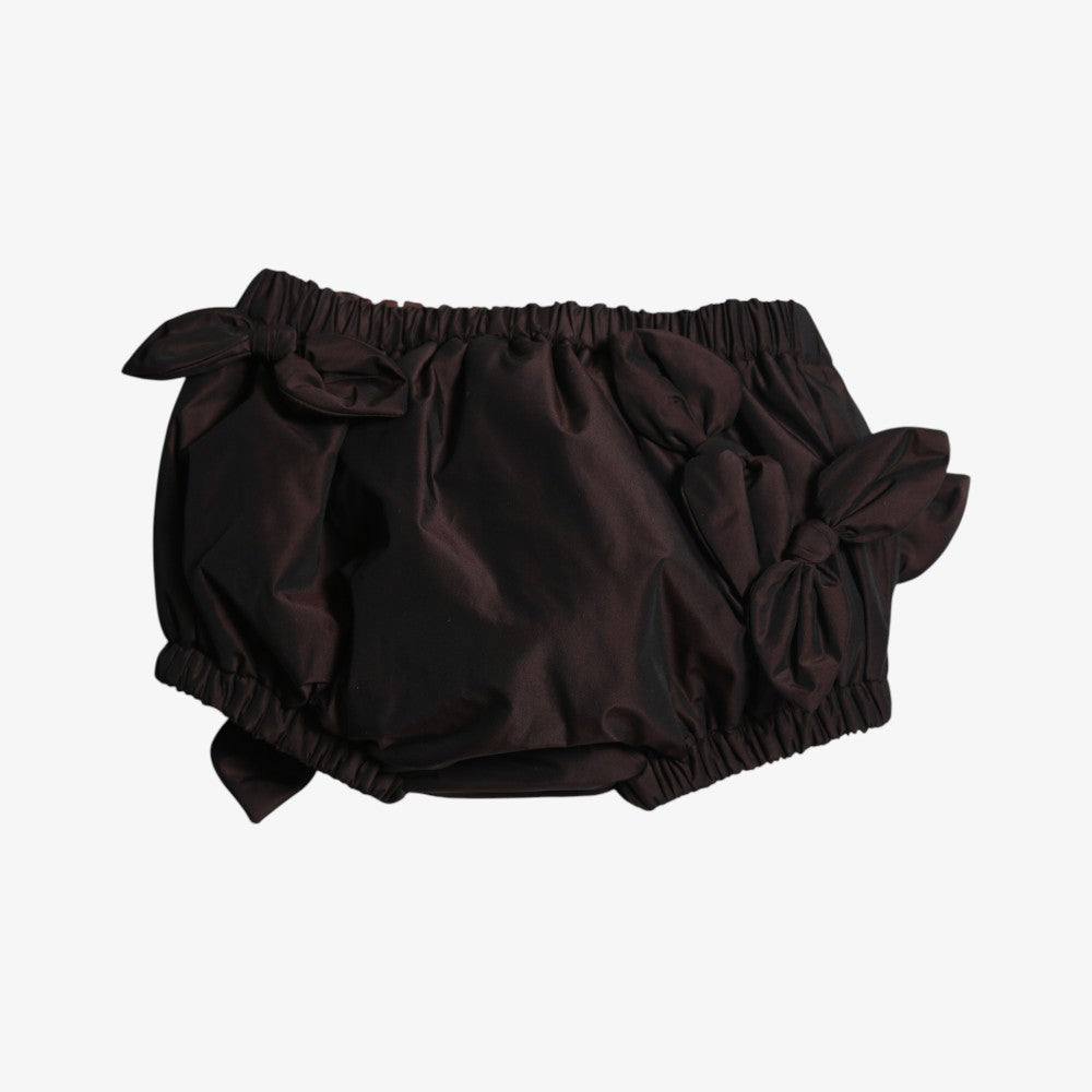 Estrella Bow Blouse And Bloomer - Raisin