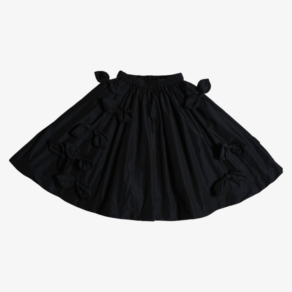 Estrella Bow Embellished Blouse And Skirt - Sapphire
