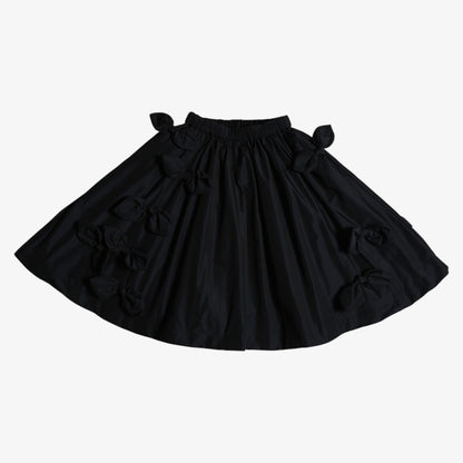 Estrella Bow Embellished Blouse And Skirt - Sapphire