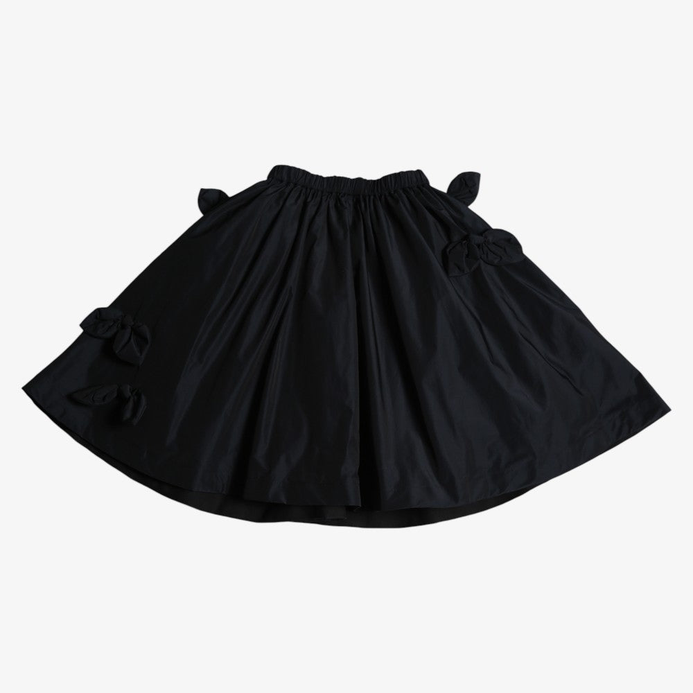 Estrella Bow Embellished Blouse And Skirt - Sapphire