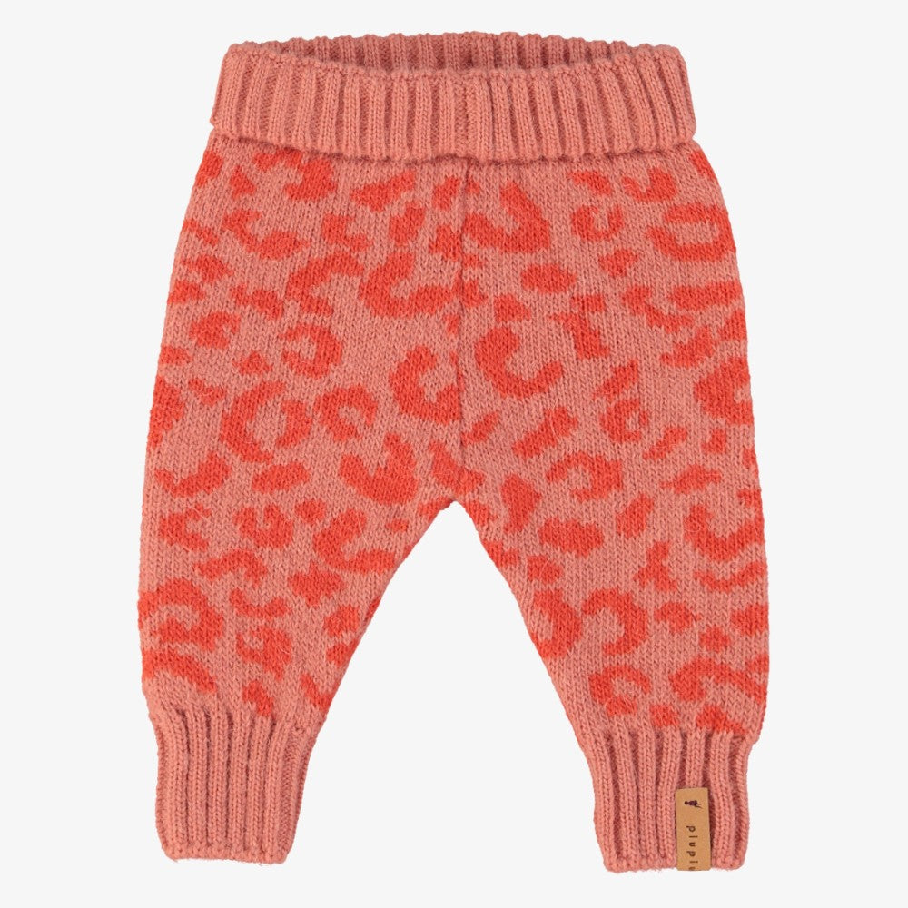 Animal Print Leggings - Pink