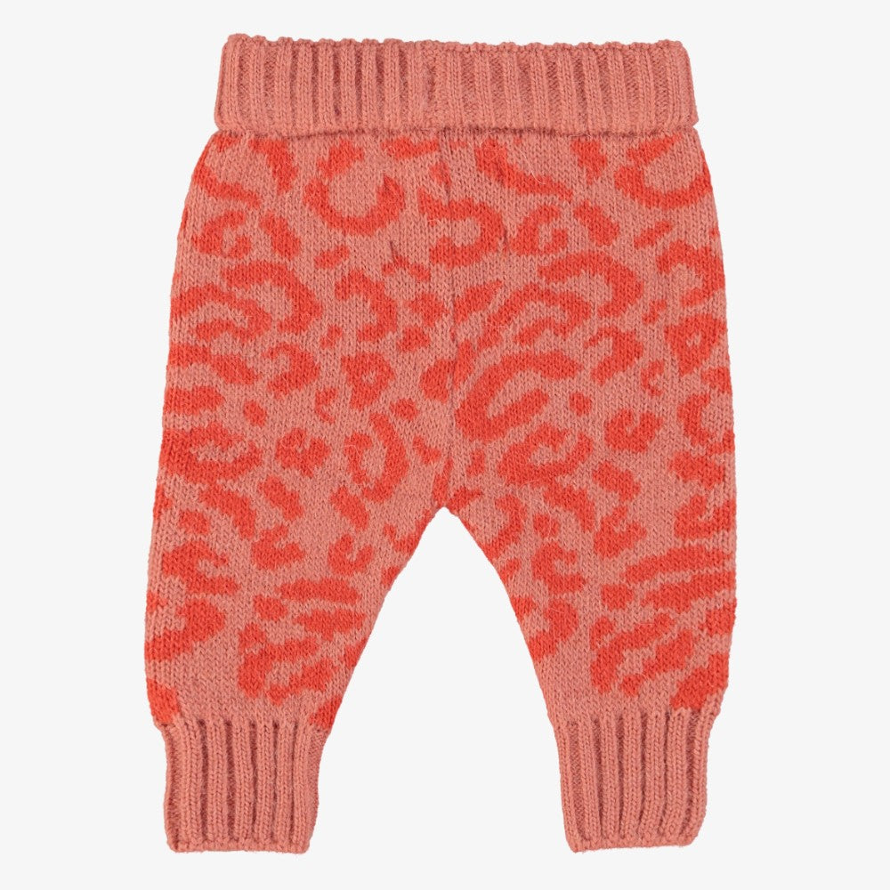 Animal Print Leggings - Pink