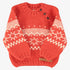 Jacquard Sweater - Red