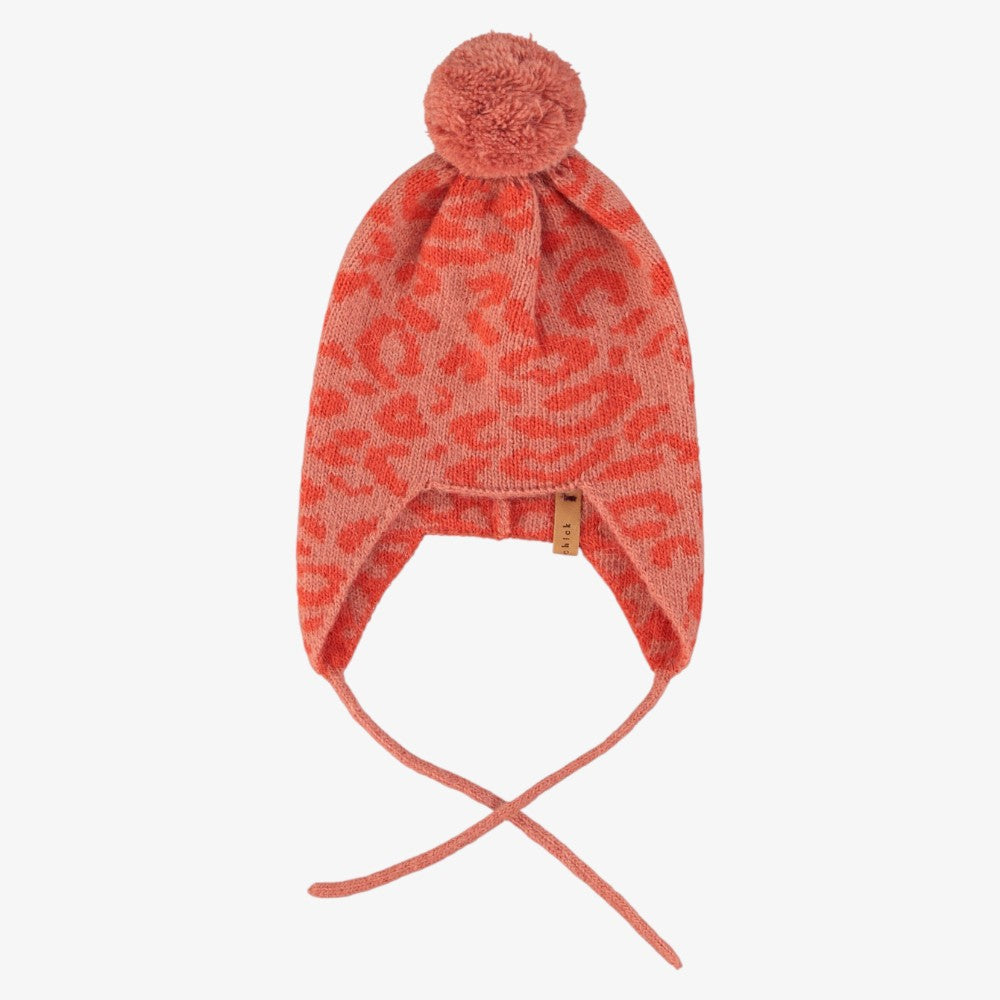 Animal Print Bonnet - Pink