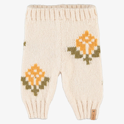 Jacquard Legging - Ecru