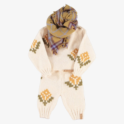 Jacquard Legging - Ecru