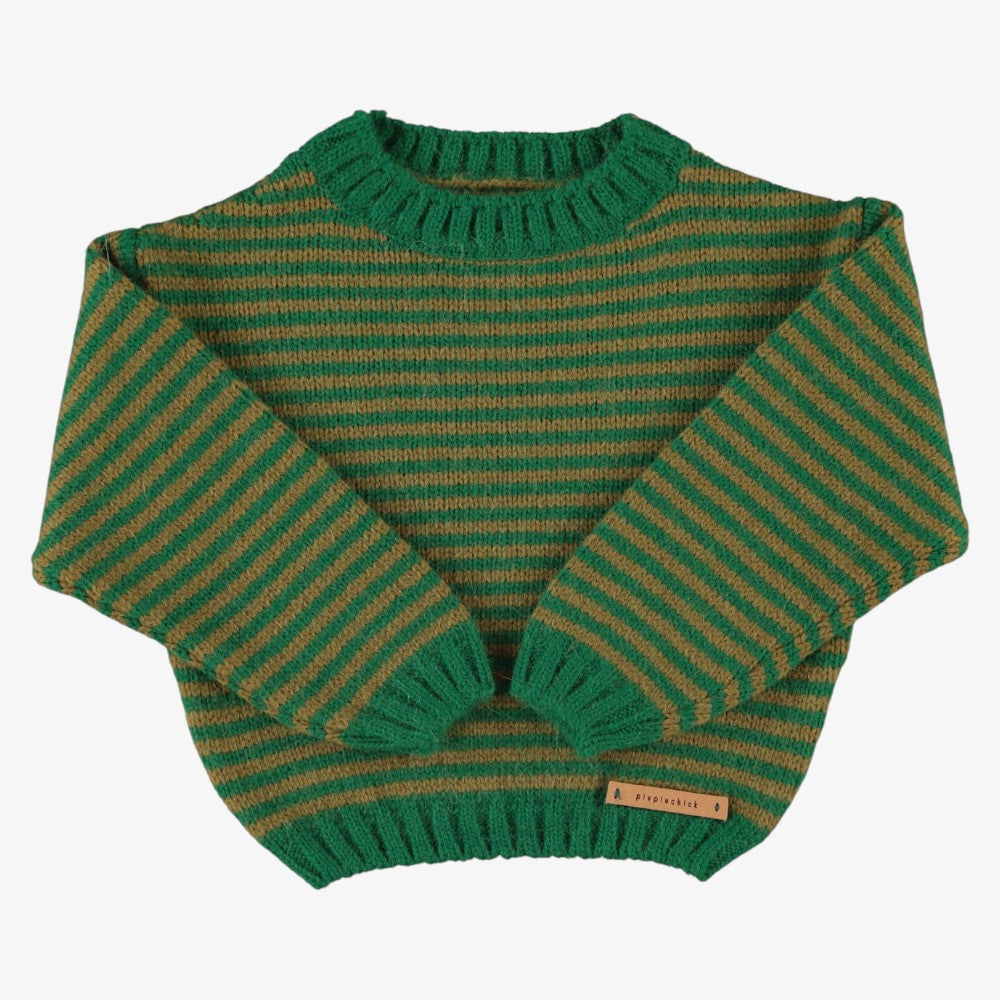 Striped Sweater - Green