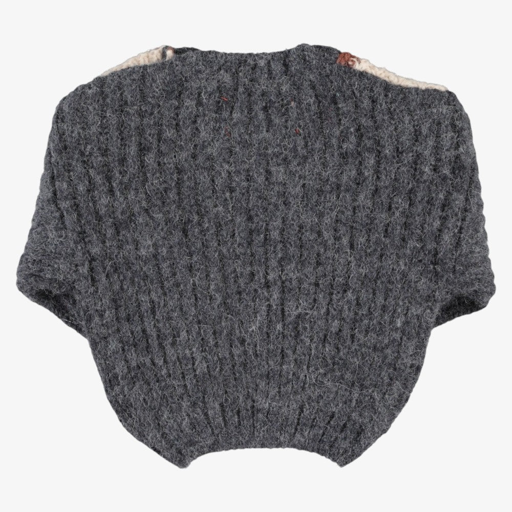 Geometric Sweater - Dark Grey
