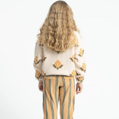 Jacquard Sweater - Ecru