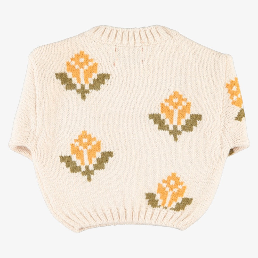 Jacquard Sweater - Ecru