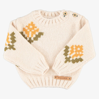 Jacquard Sweater - Ecru
