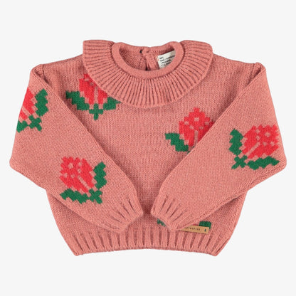 Jacquard Sweater - Pink