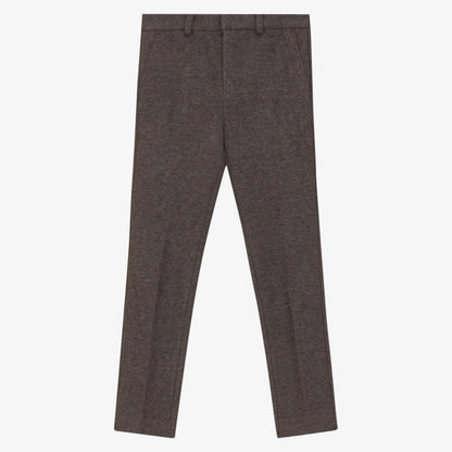 Long Pants - Coffee Herringbone