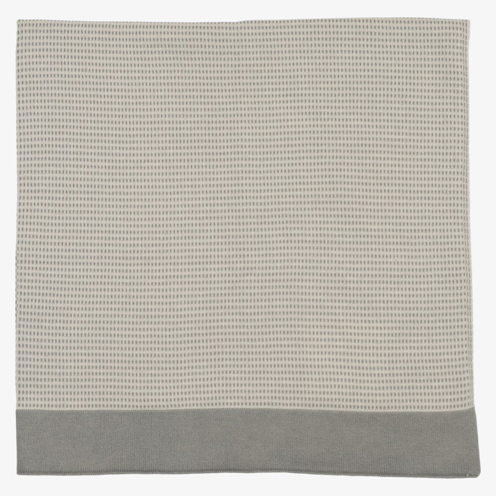Two Tone Blanket - Light Blue