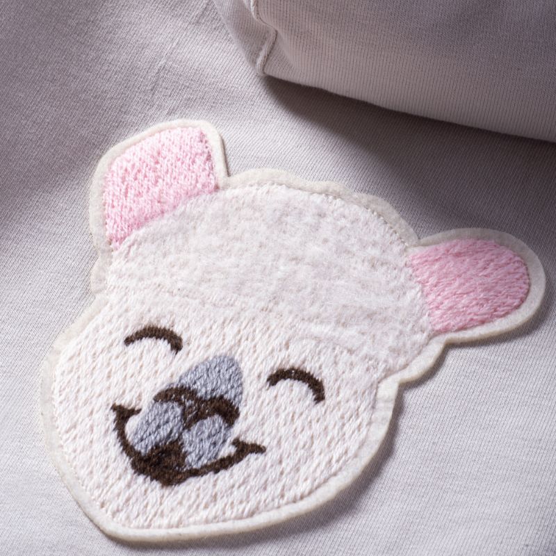 Alpachino Jumpsuit - Grey & Cameo Pink