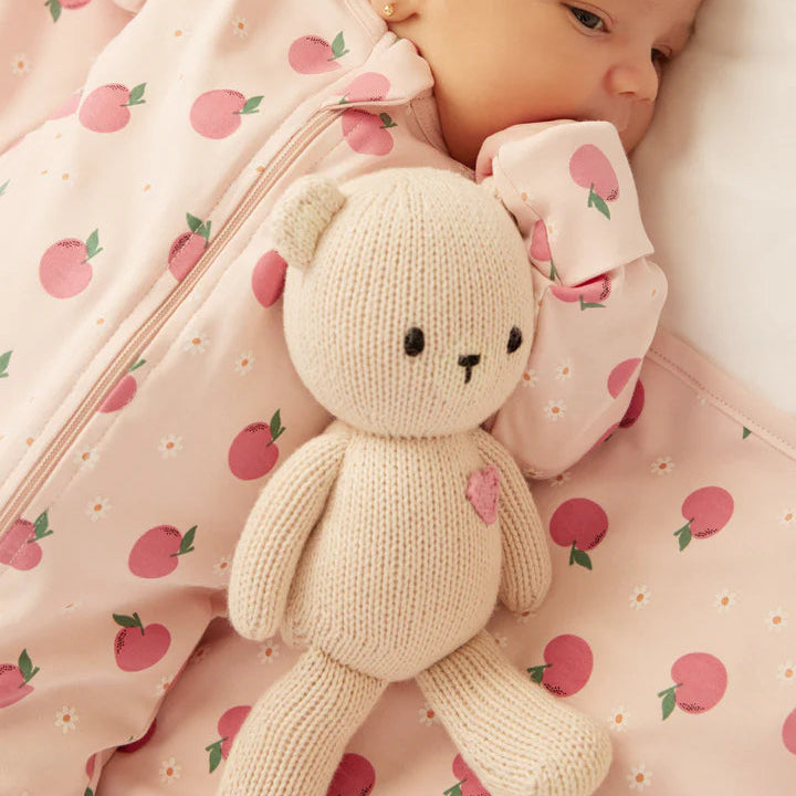 Bear With Heart - Beige Pink