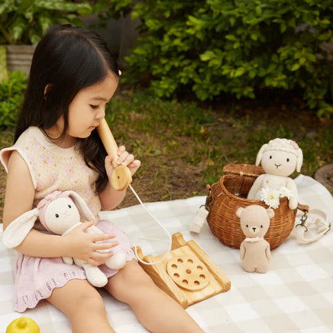 Mini Bunny - Natural &amp; Pink