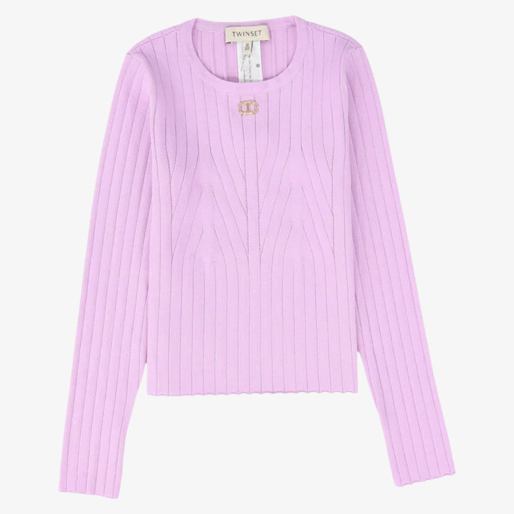 Logo Sweater - Pastel Violet