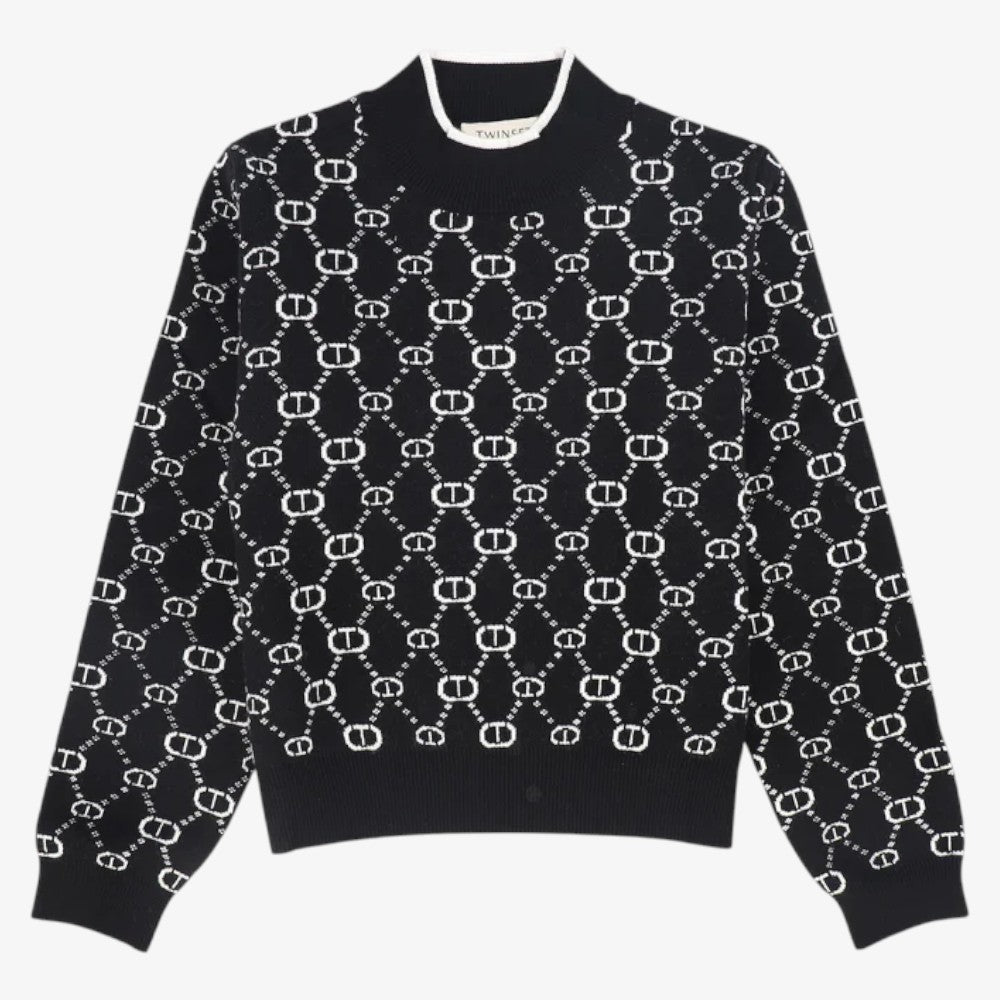 Mockneck Sweater - Black