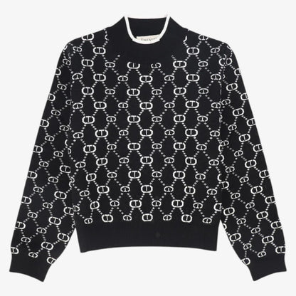 Mockneck Sweater - Black