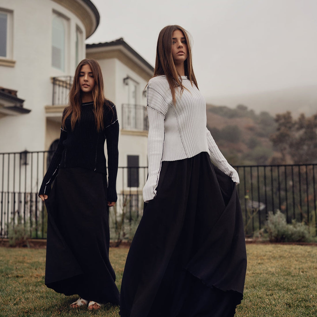 Ribbed Sweater - White