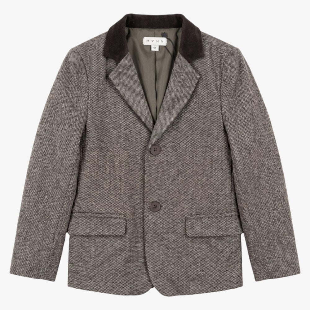 Suede Blazer - Brown