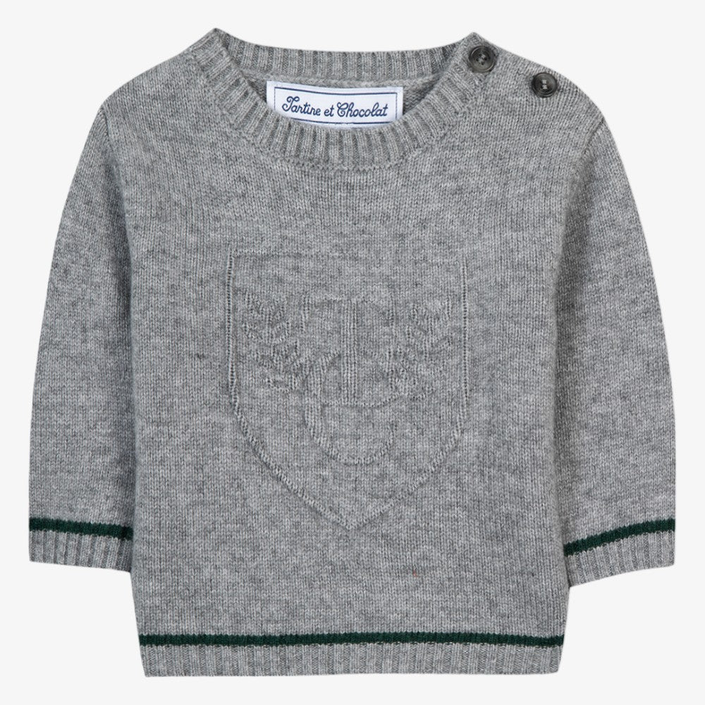 Logo Sweater - Heather Grey