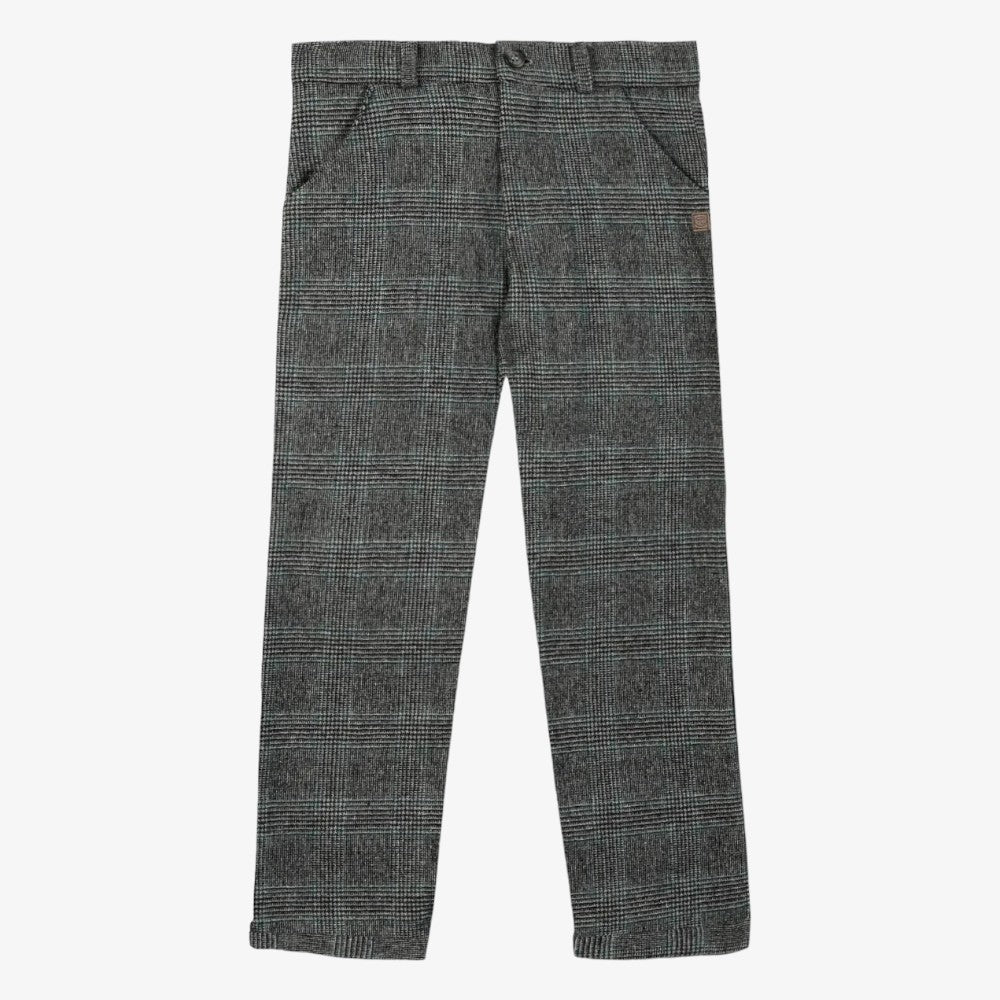 Plaid Pants - English Green