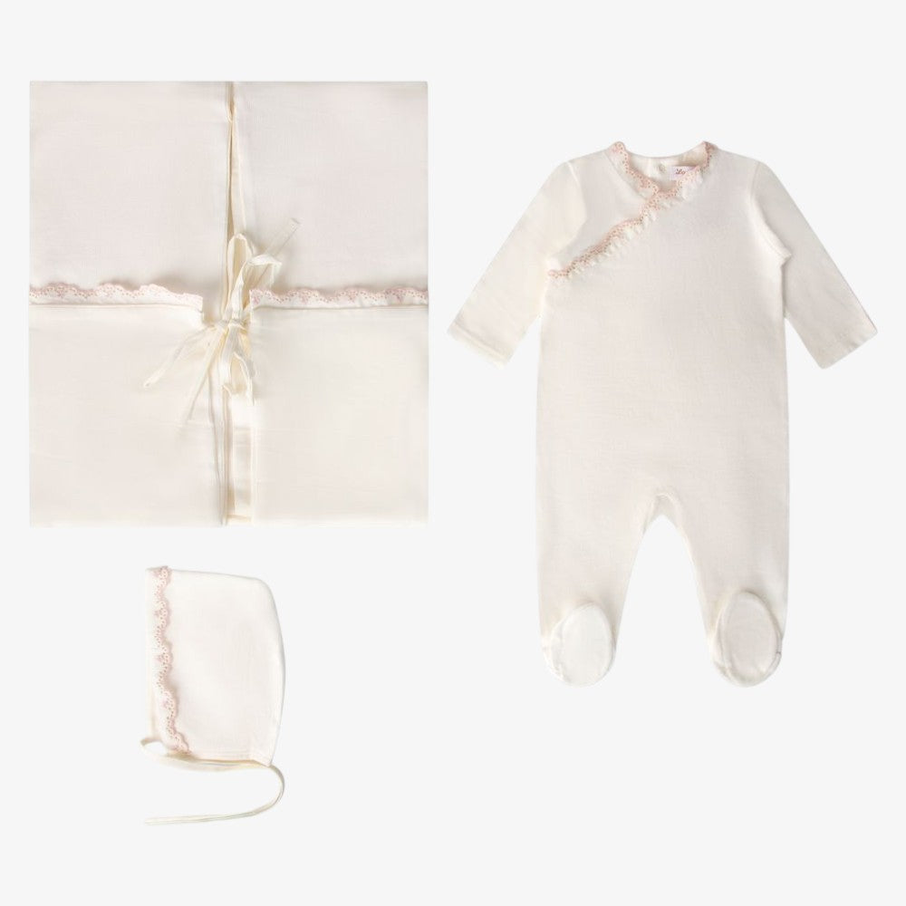 Take Me Home Set - White &amp; Pink