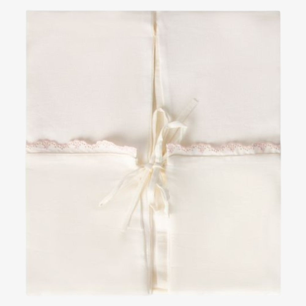 Blanket - White &amp; Pink