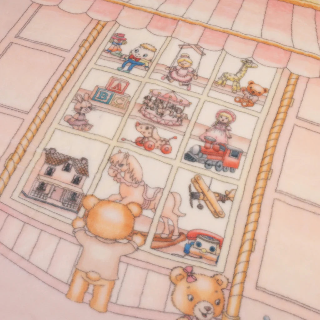 Toyshop Blanket - Sugary Pink
