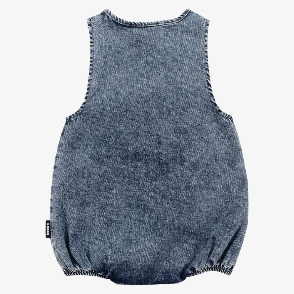 Tuffo Romper - Blue Stone Wash