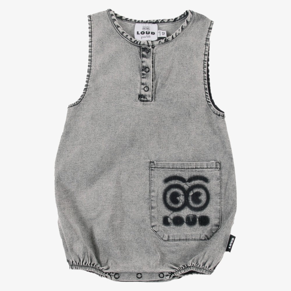Memory Romper - Light Grey