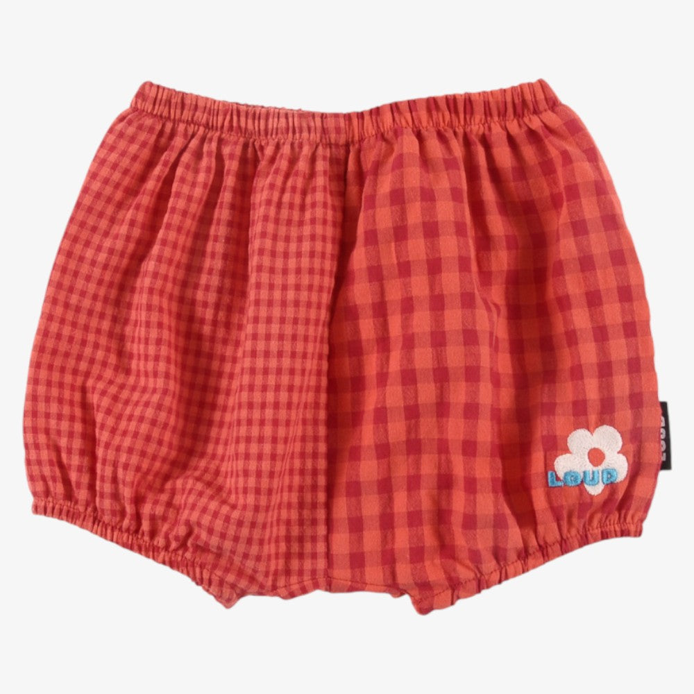 Heart Pocket Bloomer - Red Check