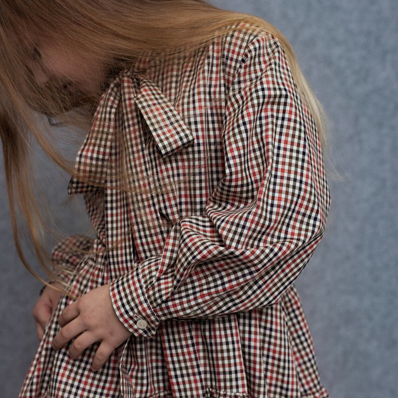 Sula Dress - Red Check