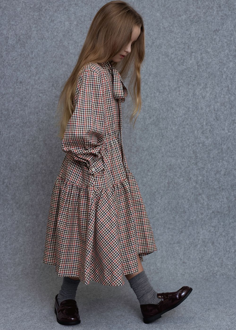 Sula Dress - Red Check