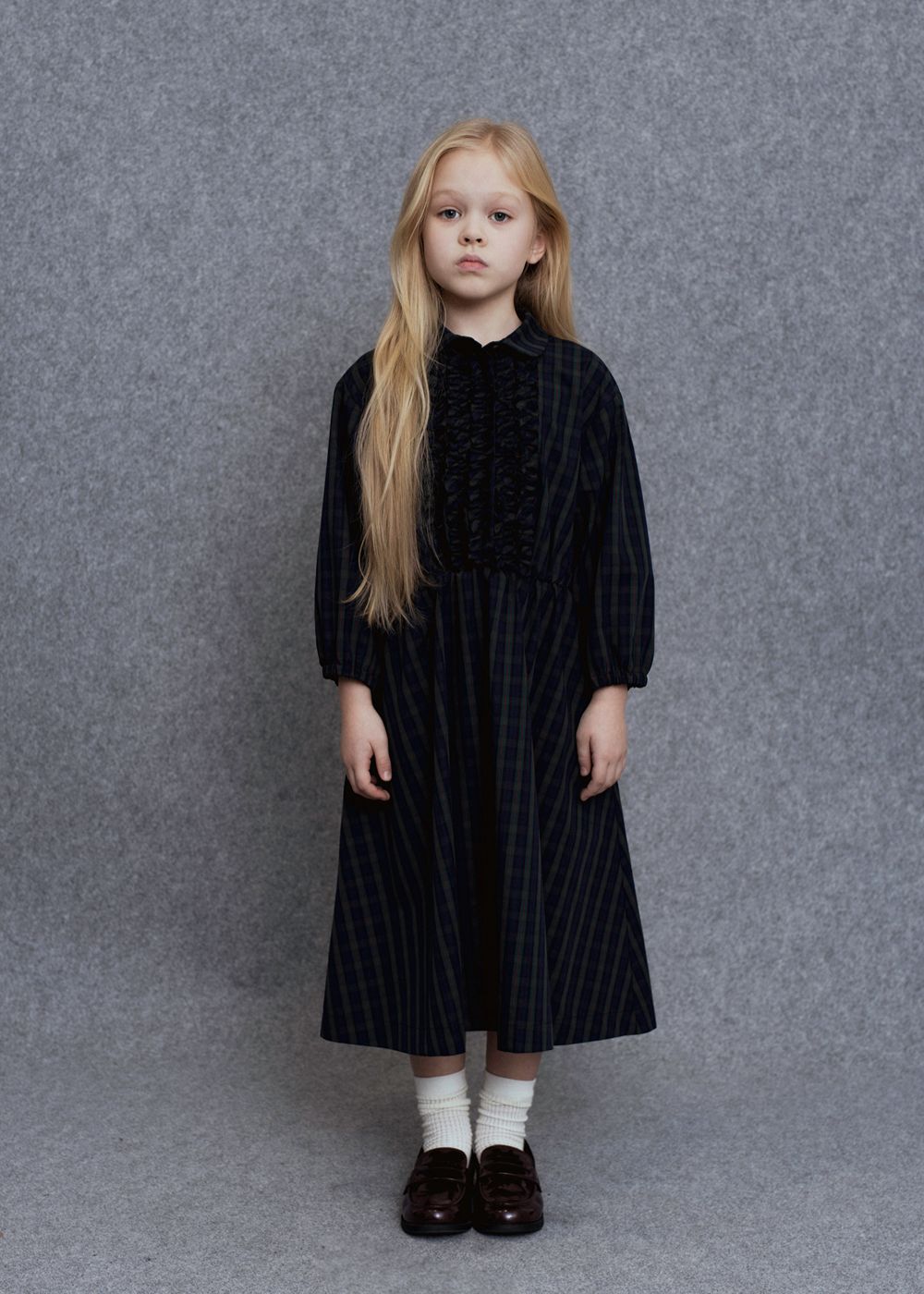 Weera Dress - Green Checks