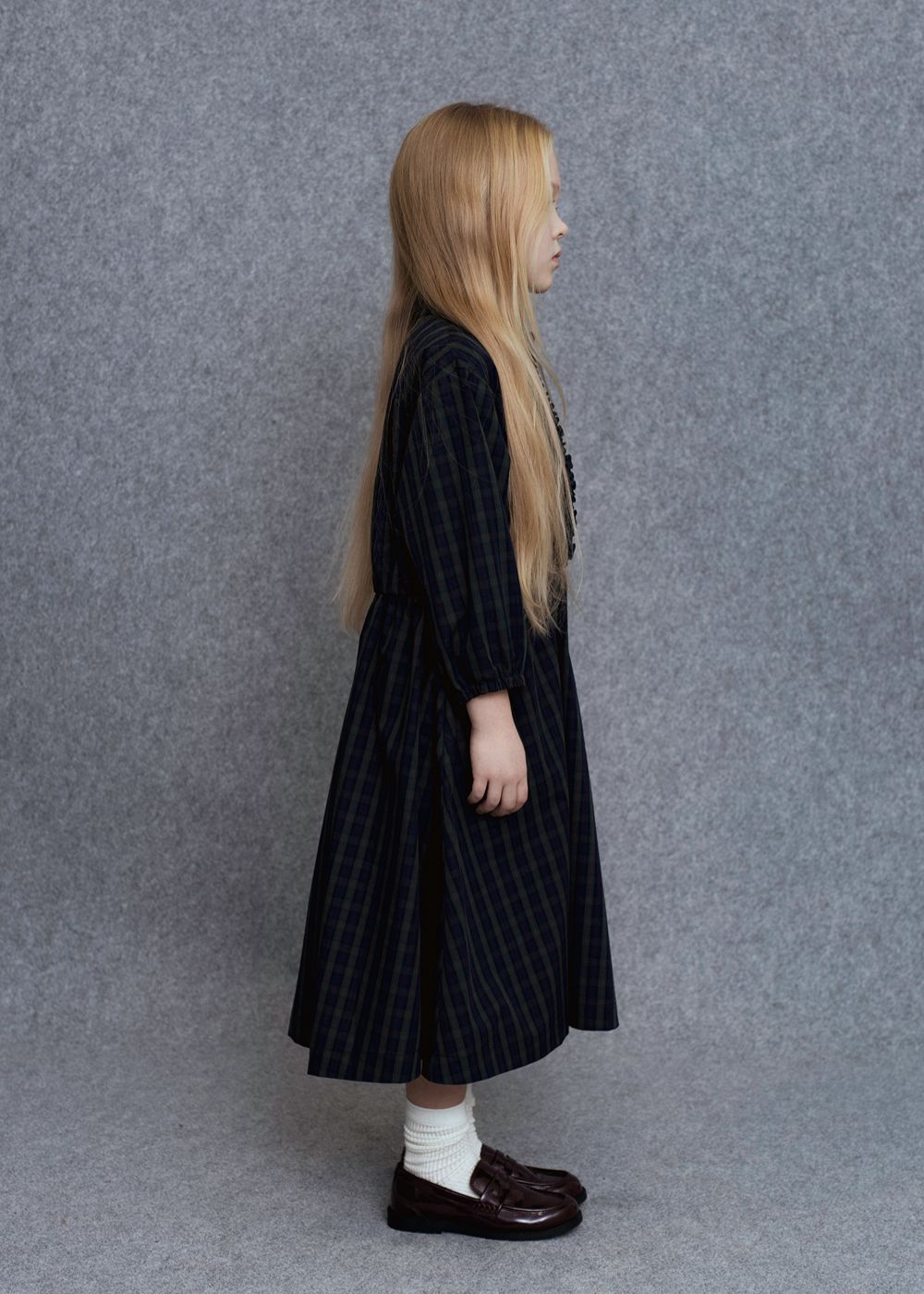 Weera Dress - Green Checks