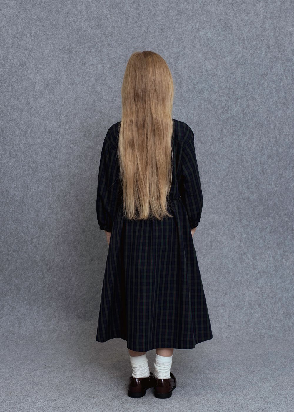 Weera Dress - Green Checks