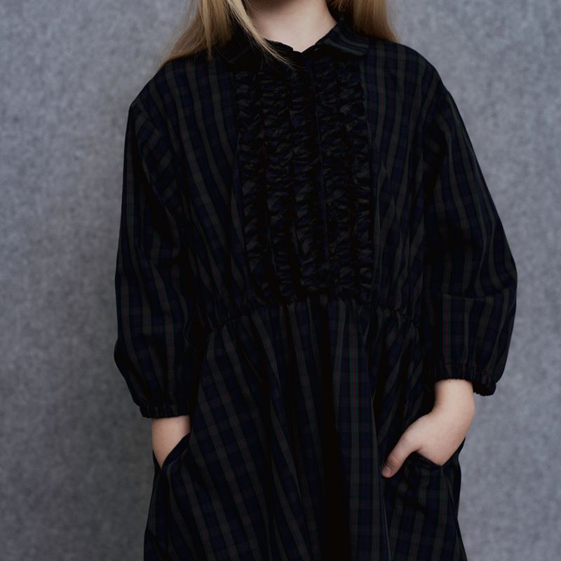 Weera Dress - Green Checks
