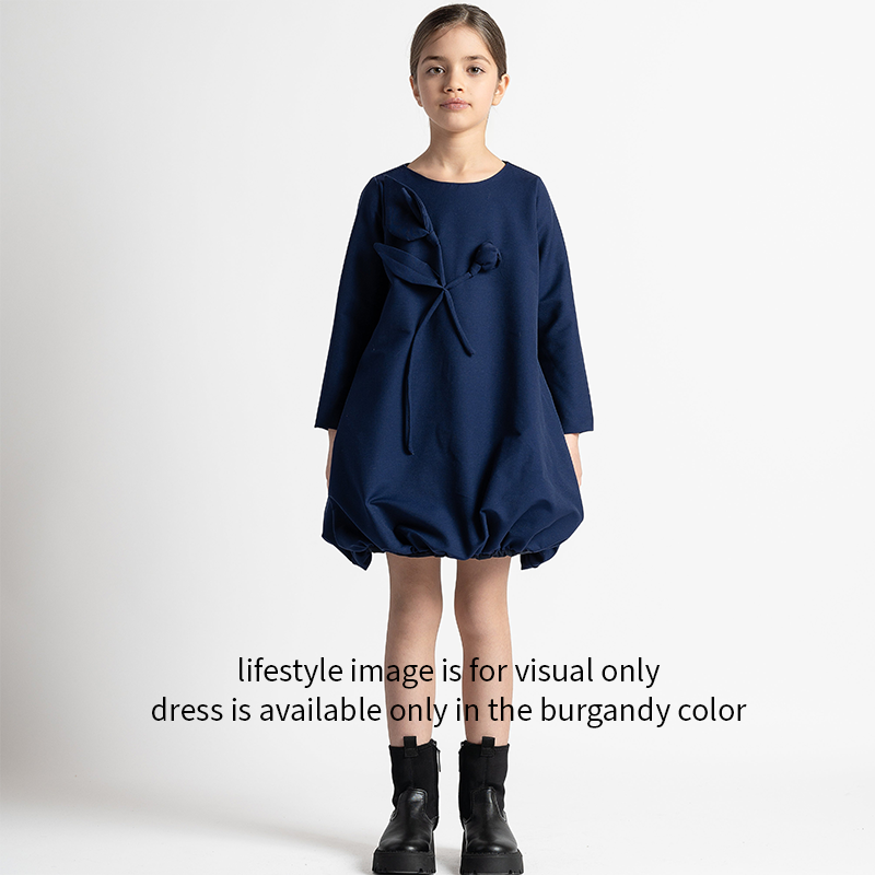 Clizia Dress - Burgundy