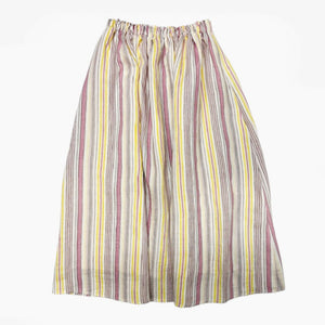 Striped Blouse And Skirt - Multi