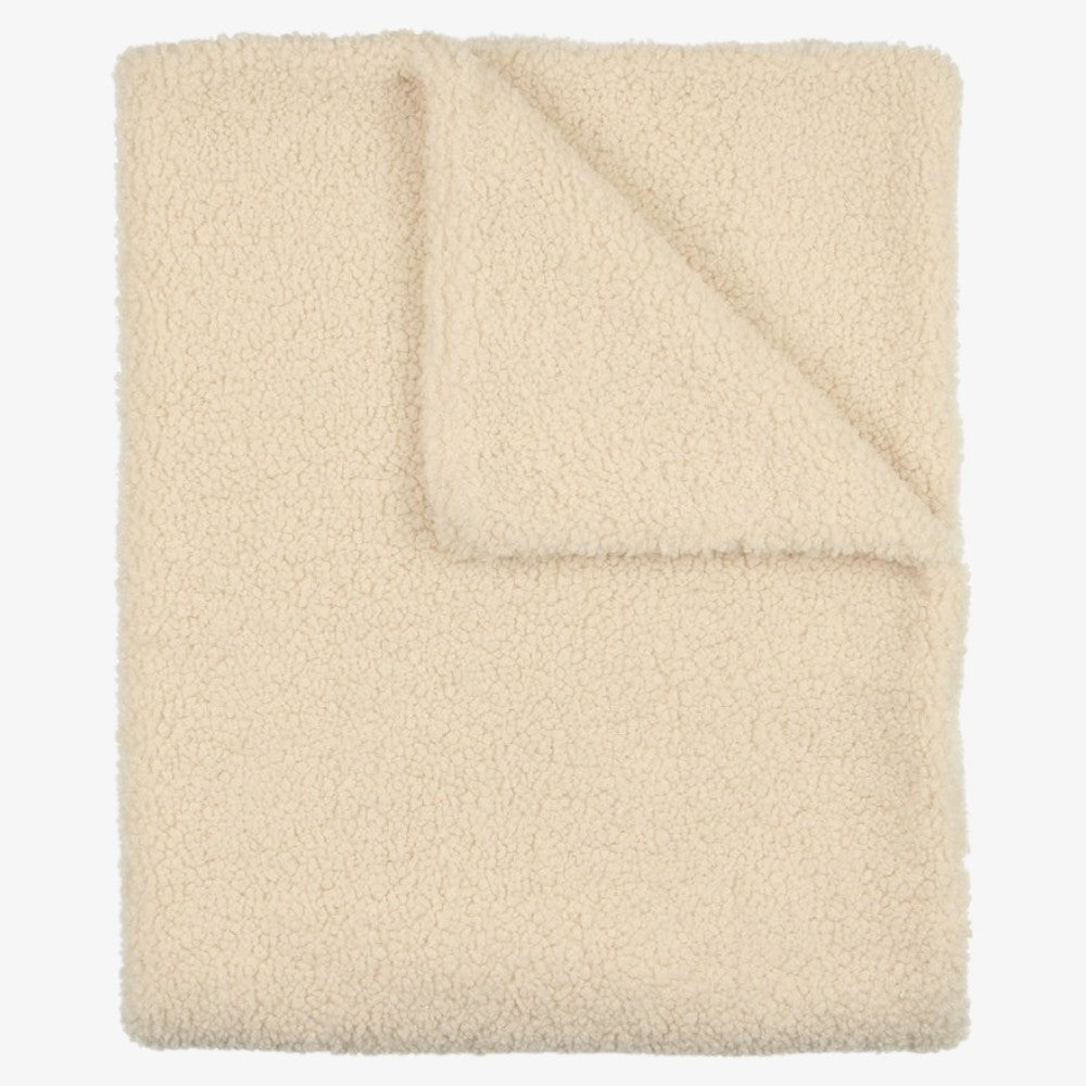 Teddy Fur Blanket - Cream