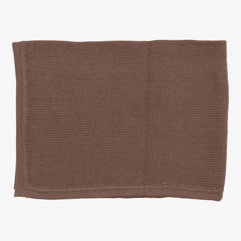 Bee & Dee Knit Blanket - Coffee