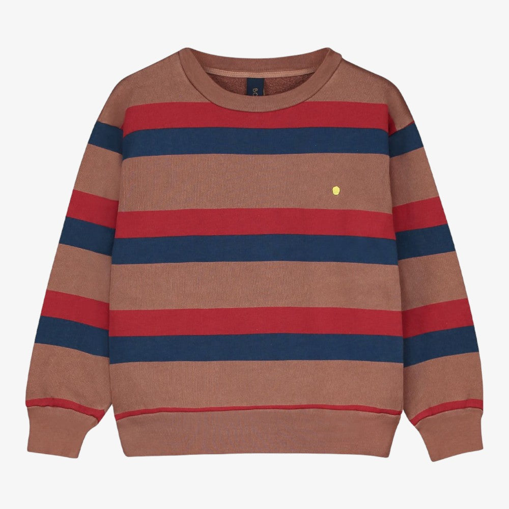 Bonmot Stripe Sweatshirt - Wood