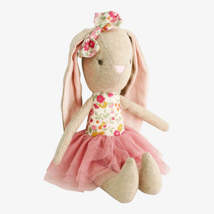 Alimrose Linen Baby Pearl Bunny - Blush