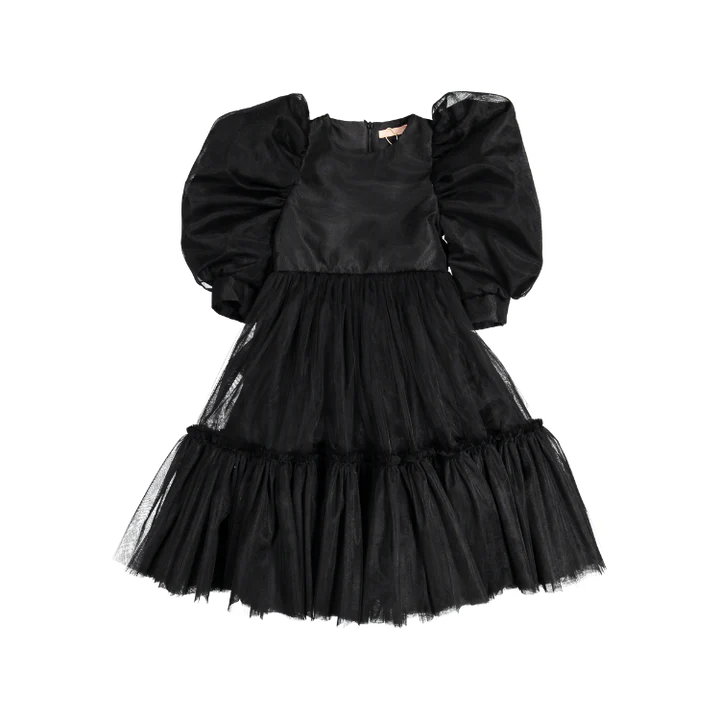 Mummymoon Jackie Tulle Short Dress - Black