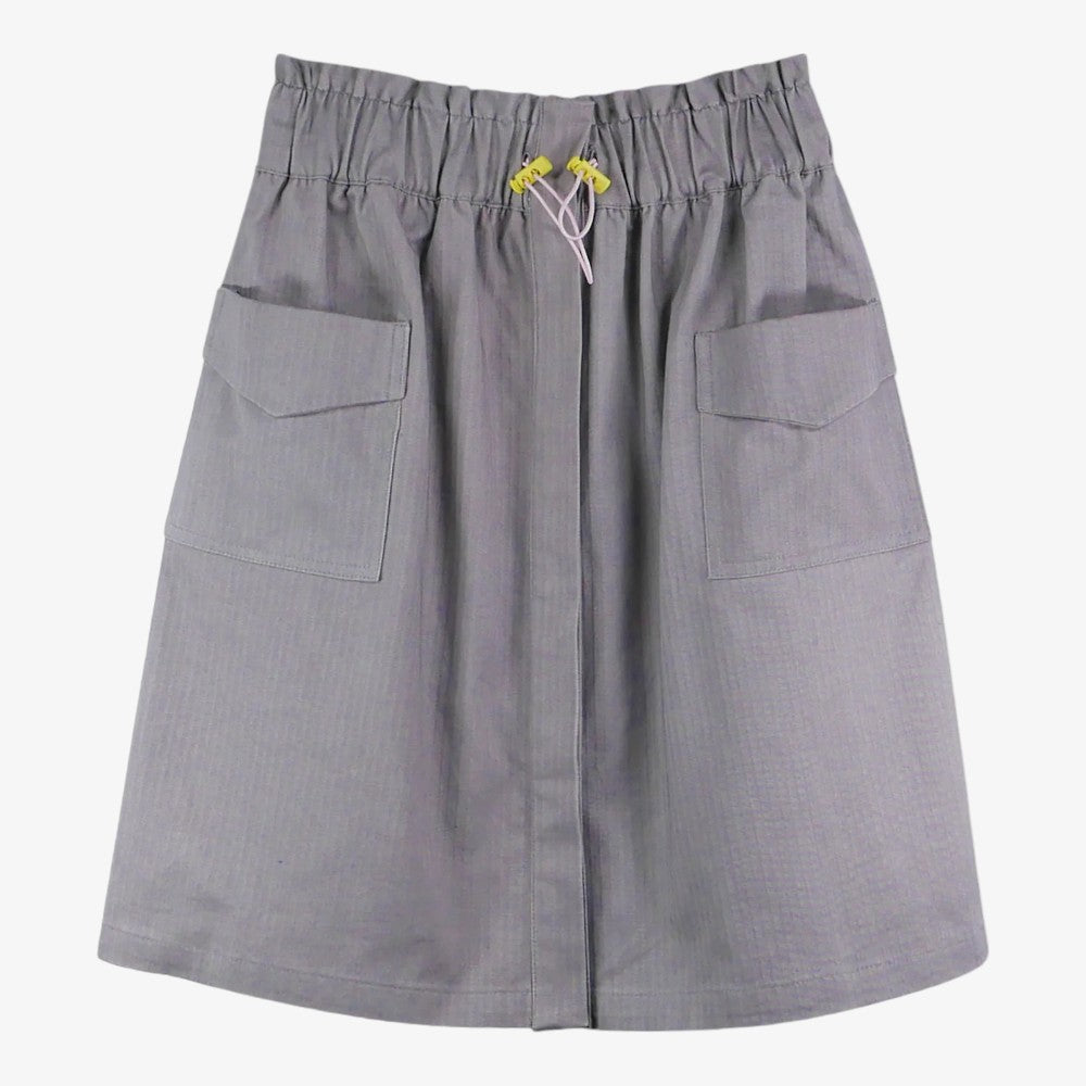 Pocket Skirt - Sky Grey