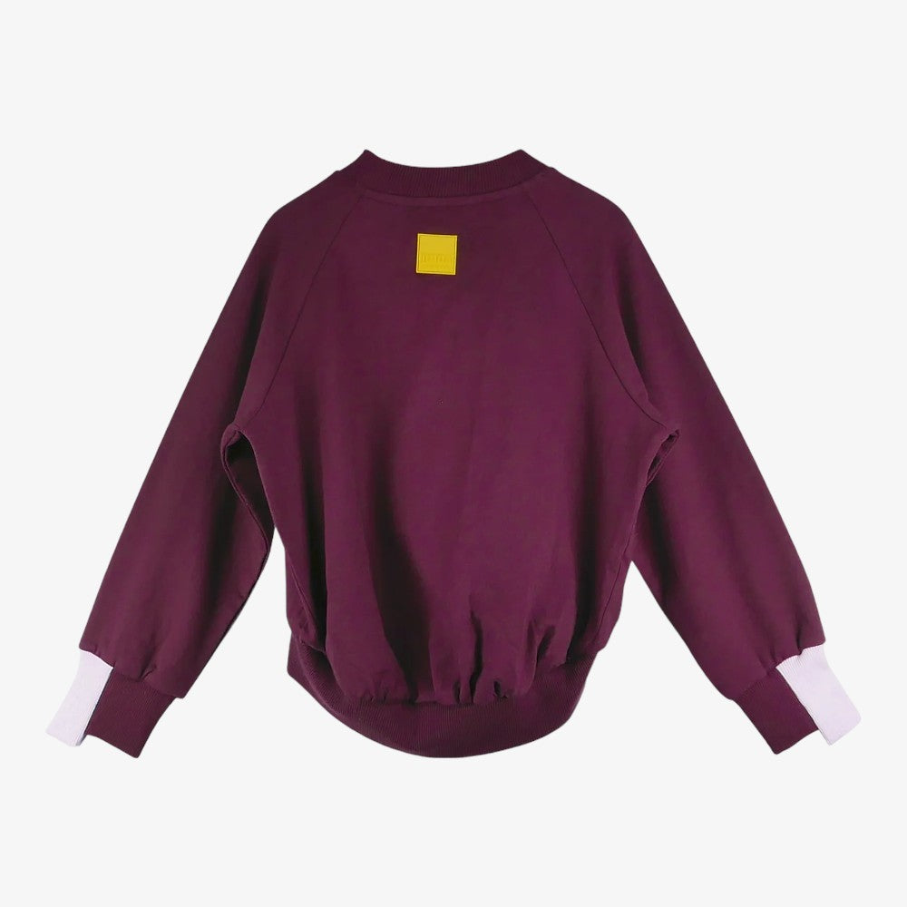 Logo Band Sweatshirt - Prune